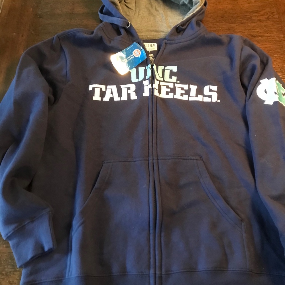 UNC Tar Heels Authentic hoodie Navy NWT SizeS